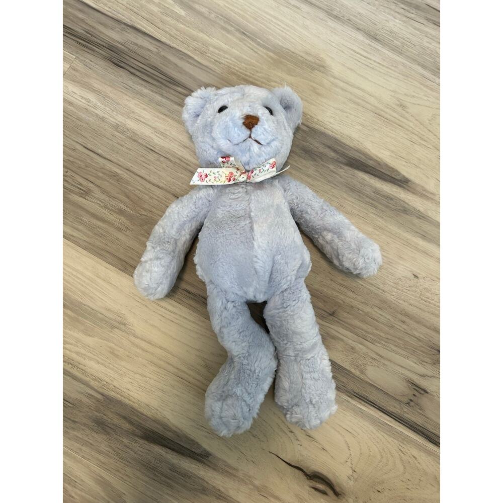 Gund Beary Long Legs Teddy Bear Plush Blue 1456 Stuffed Animal 13" Toy HTF